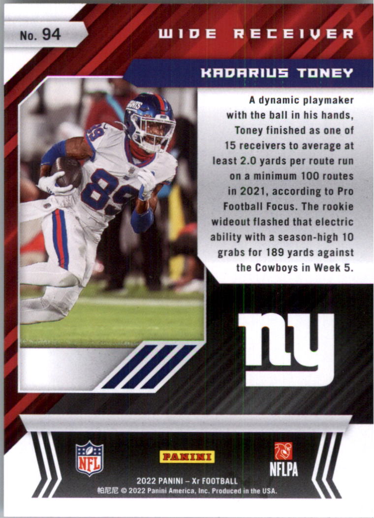 2022 Panini XR Football Card Pick (Base) - Picture 93 of 137