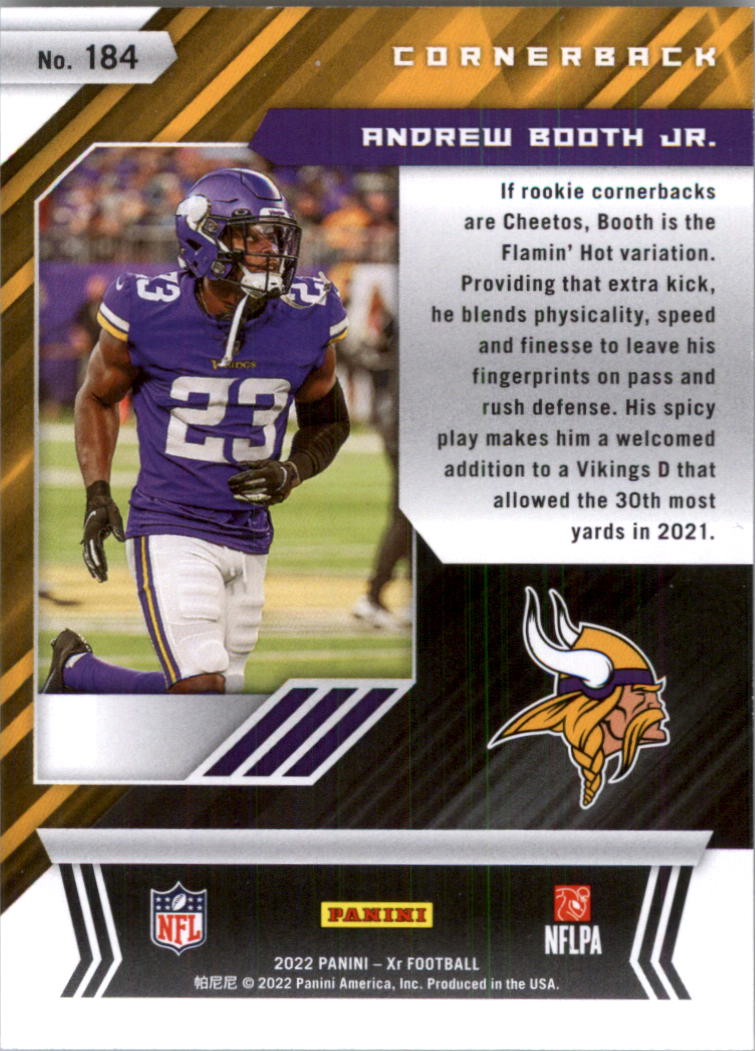 2022 Panini XR Football Card Pick (Base) - Picture 131 of 137