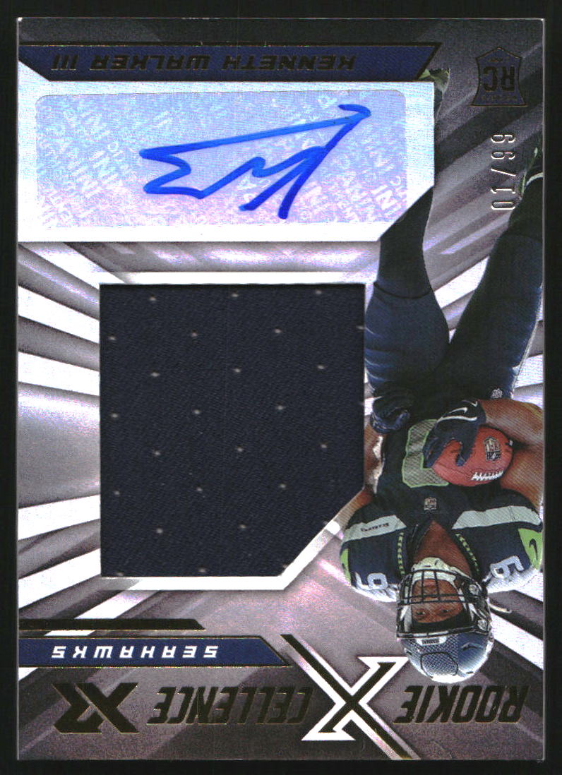 2022 Panini XR Rookie Xcellence Autograph Swatches #17 Kenneth