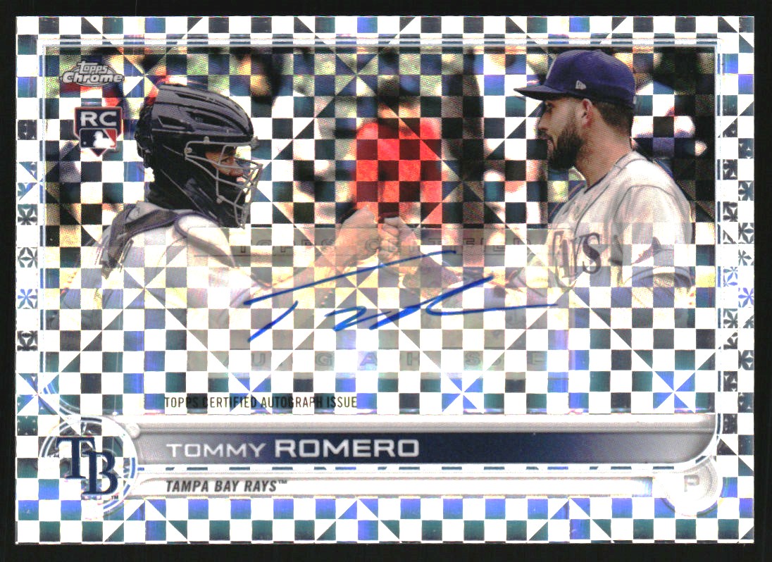 2022 Topps Chrome Update Autographs X-Fractors #ACTR Tommy Romero