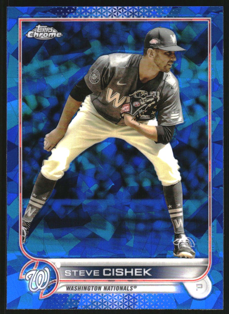 2022 Topps Chrome Update Sapphire #US296 Steve Cishek