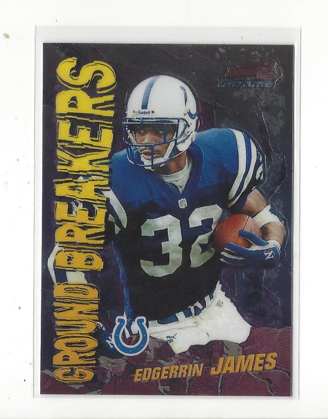 2000 Bowman Chrome Ground Breakers #GB1 Edgerrin James