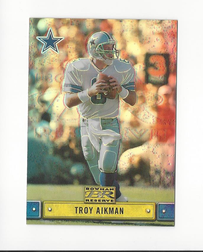 2000 Bowman Reserve #63 Troy Aikman