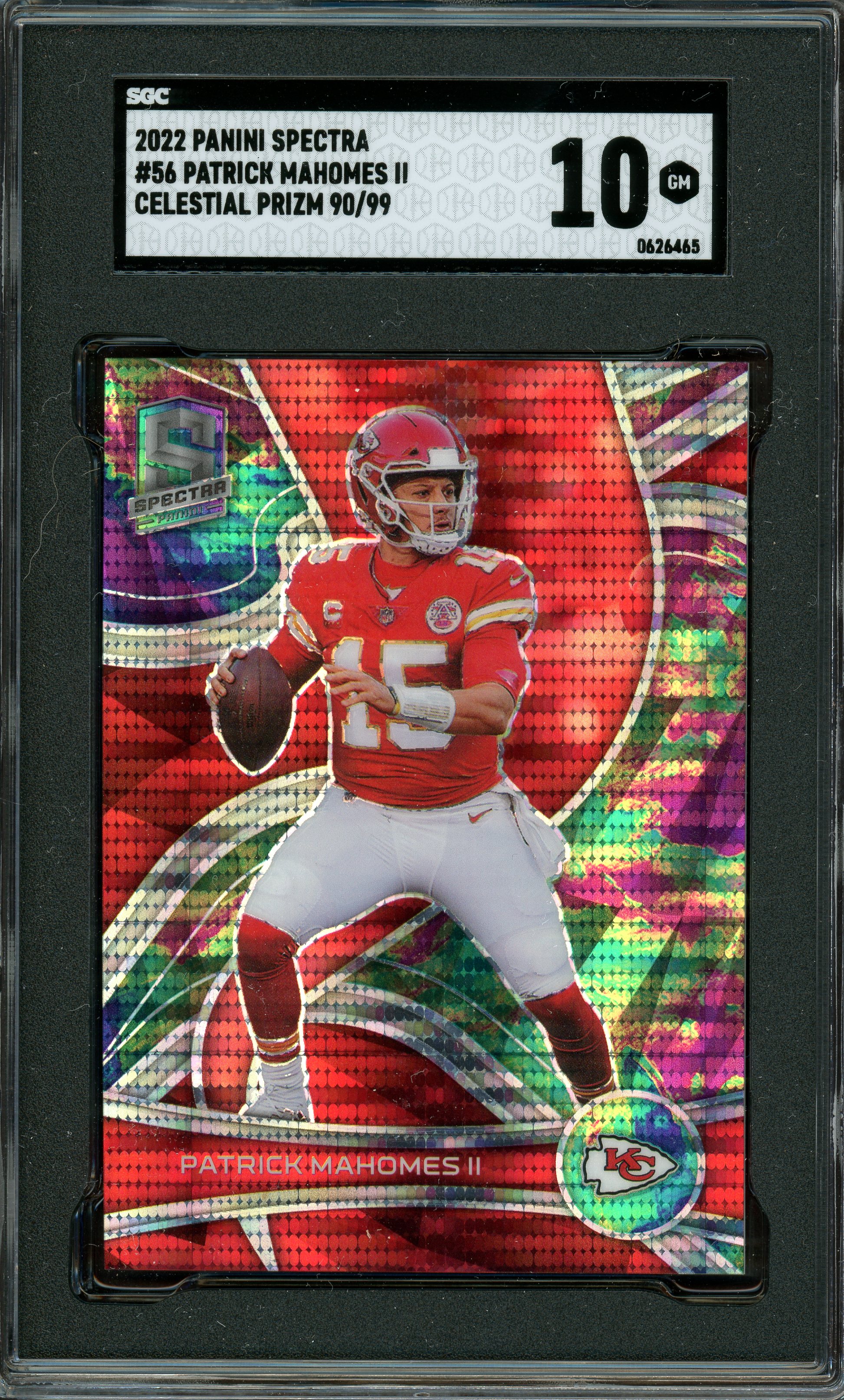 Patrick Mahomes Beckett Near Mint/Mint Graded on sale Rookie Card