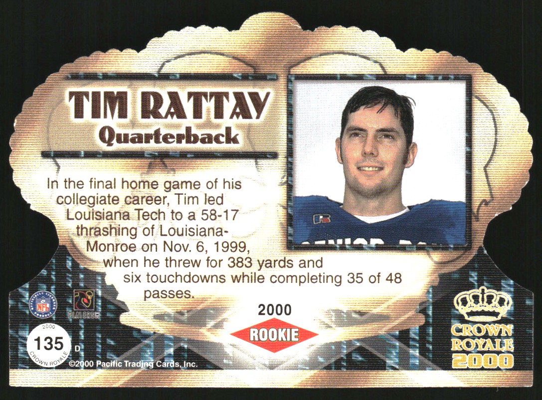 2000 Crown Royale Limited Series #135 Tim Rattay