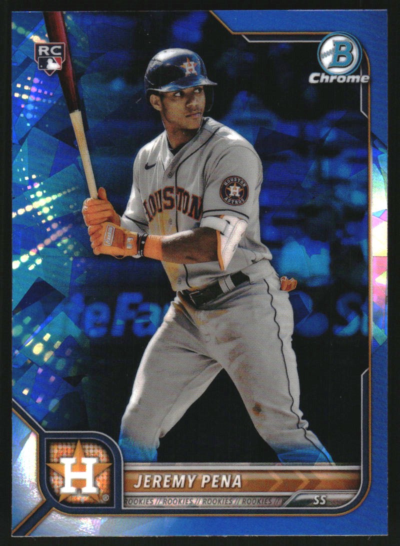 2022 Bowman Chrome Sapphire #35 Jeremy Pena RC