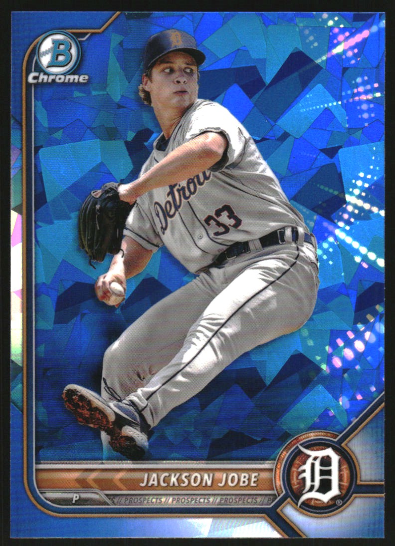 2022 Bowman Chrome Sapphire Prospects #BCP201 Jackson Jobe