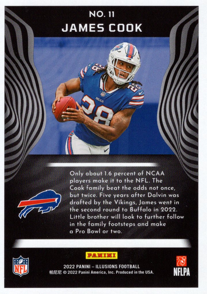 2022 Panini Illusions Football Card Pick (Base)