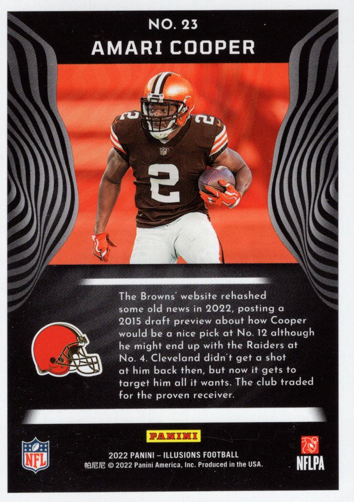 2022 Panini Illusions Football Card Pick (Base)