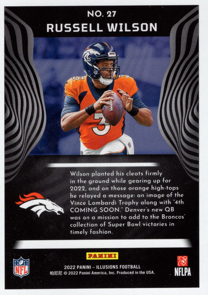 2022 Panini Illusions Football Card Pick (Base)