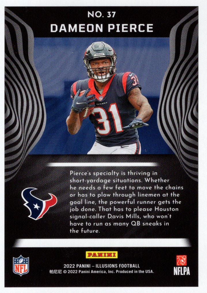 2022 Panini Illusions Football Card Pick (Base)