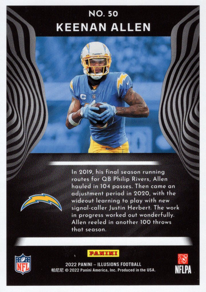 2022 Panini Illusions Football Card Pick (Base)