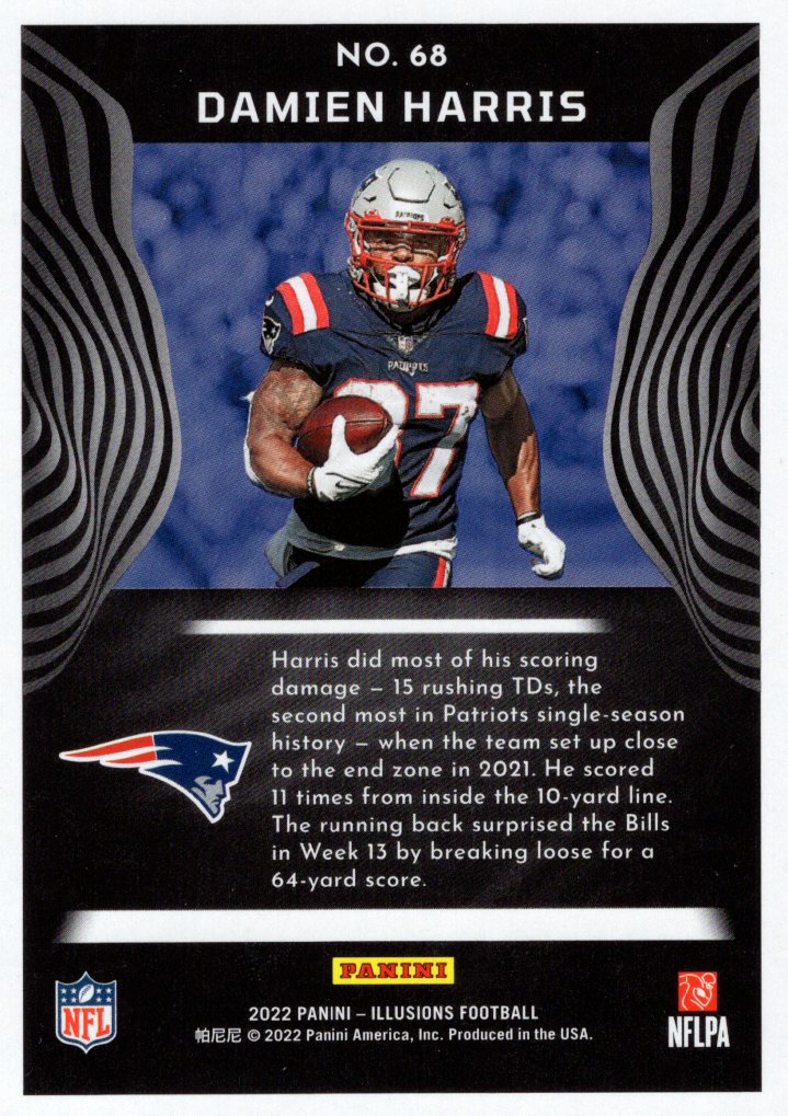 2022 Panini Illusions Football Card Pick (Base)