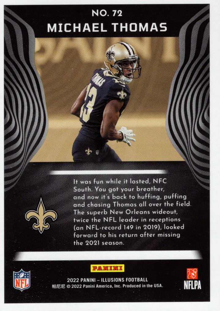 2022 Panini Illusions Football Card Pick (Base)