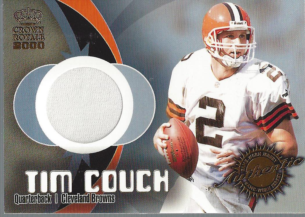 2000 Crown Royale Game Worn Jerseys #9 Tim Couch