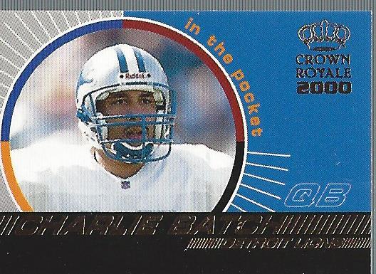 2000 Crown Royale In the Pocket Minis #4 Charlie Batch
