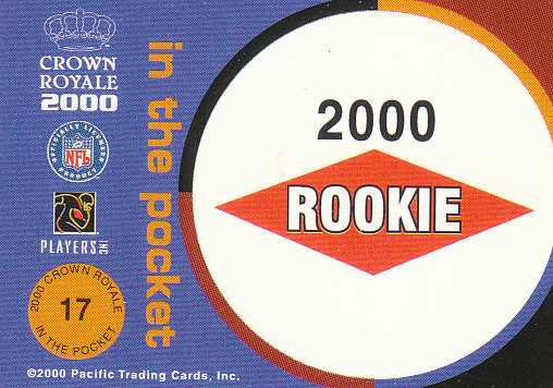 2000 Crown Royale (Pacific) Football "Insert and Parallel" Cards - Picture 21 of 51