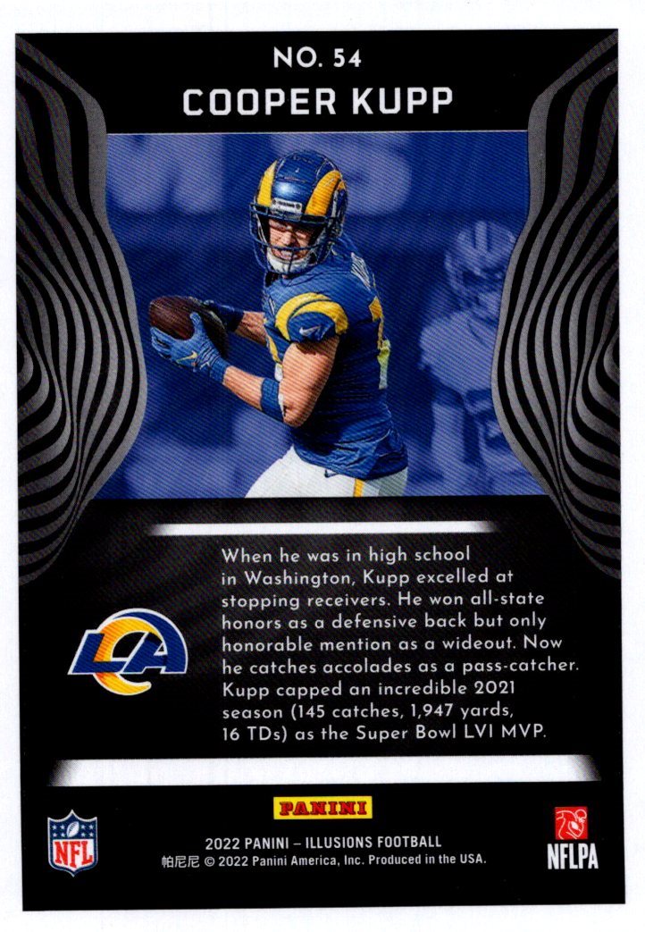 COOPER KUPP 2018 DONRUSS #152 LOS ANGELES RAMS SUPER BOWL MVP