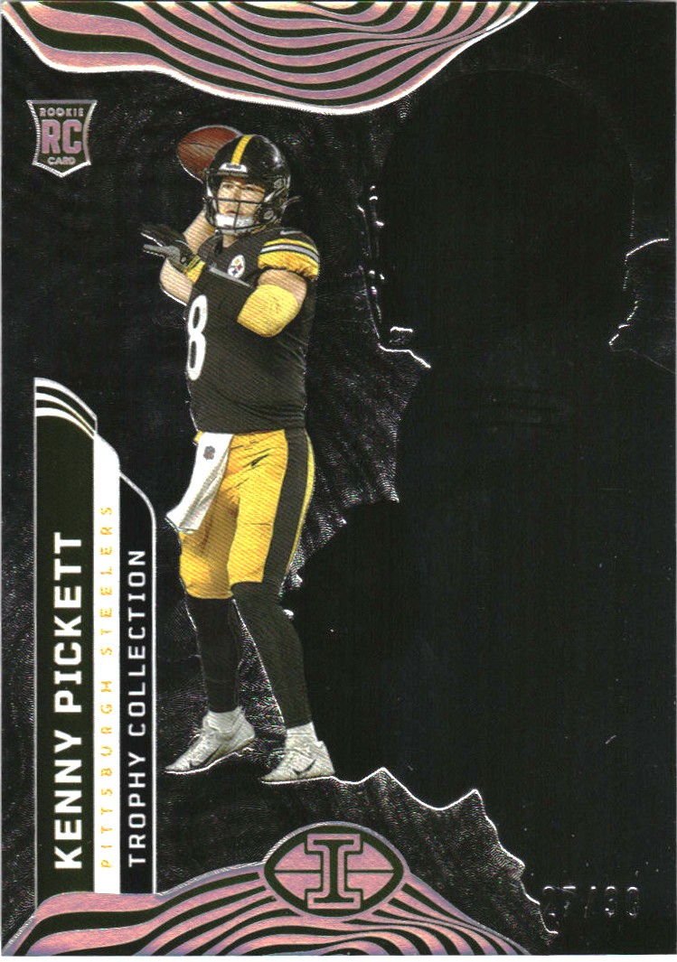 2022 Panini Illusions Trophy Collection Wild Card #84 Kenny Pickett /30