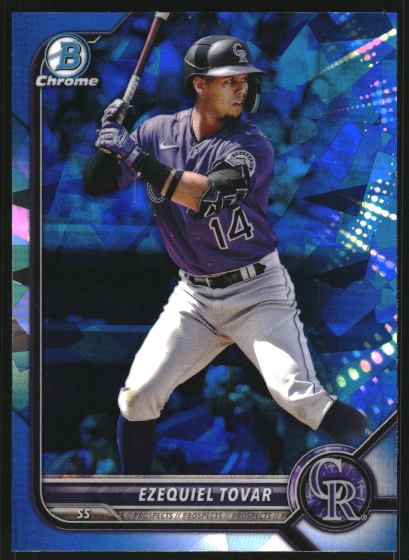 2022 Bowman Chrome Draft Sapphire #BDC83 Ezequiel Tovar