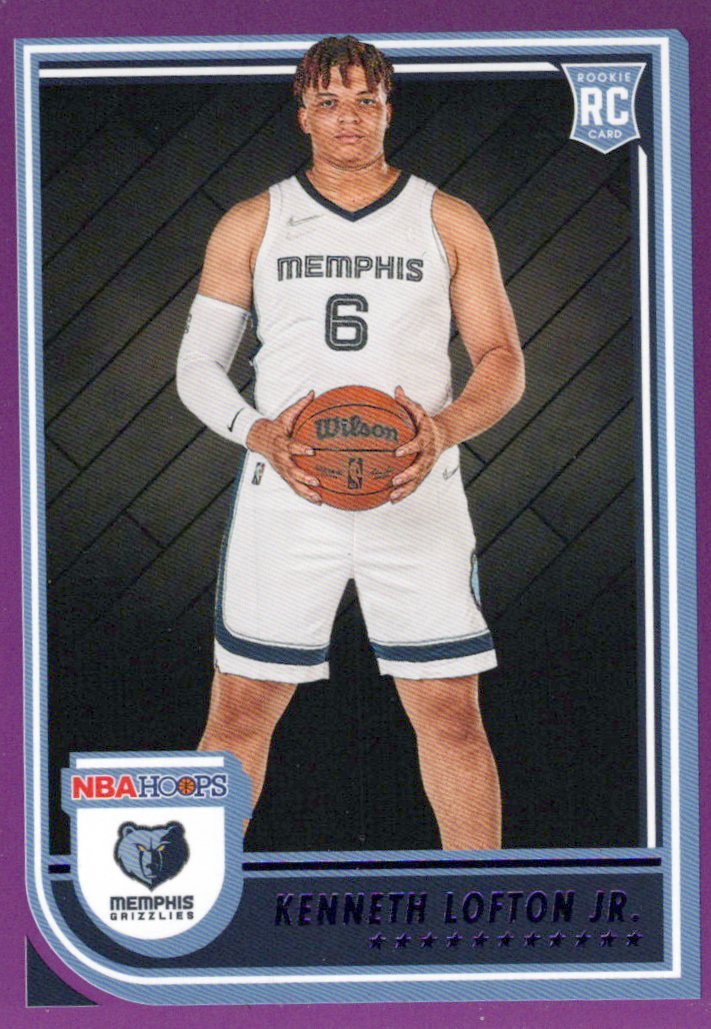 2022-23 Panini NBA Hoops Rookies Blue Kenneth Lofton Jr #271