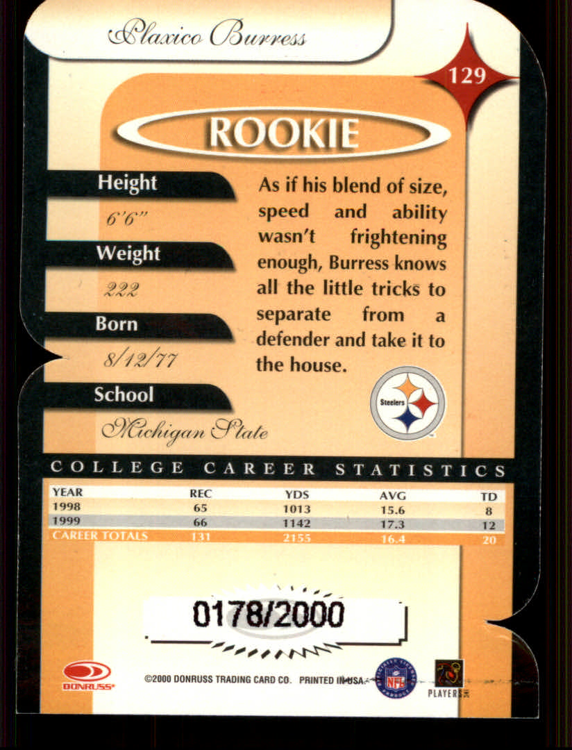 2000 Donruss Elite Football "Insert and Parallel" Cards - Picture 15 of 33