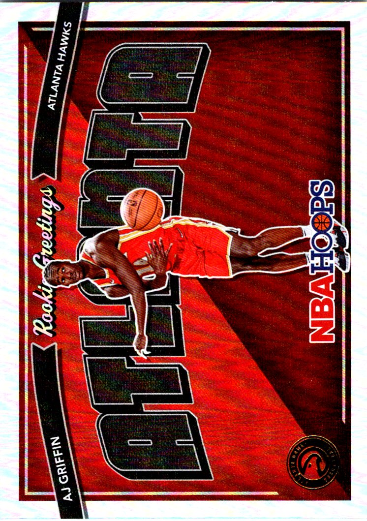 AJ GRIFFIN RC 2022-23 Panini NBA Hoops Rookie Greetings #16 ROOKIE