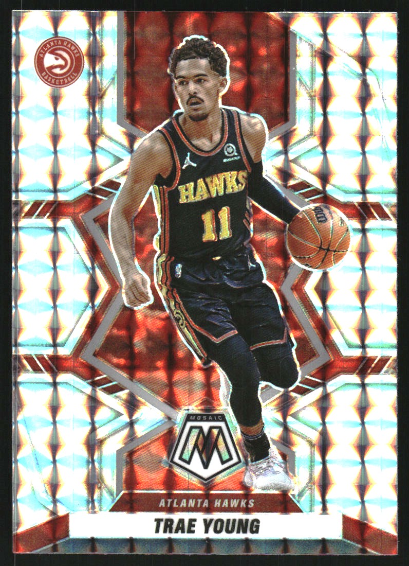 2021-22 Panini Mosaic Mosaic #129 Trae Young
