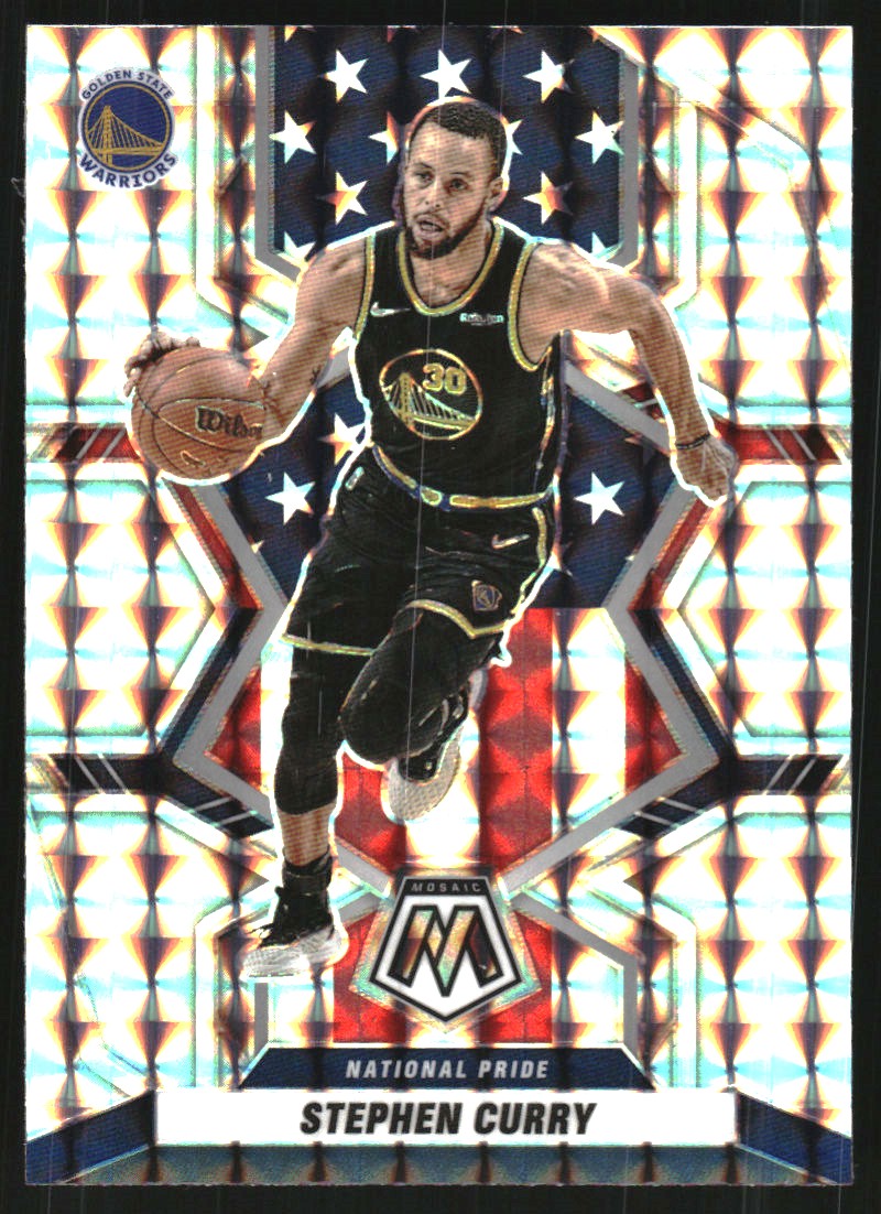 2021-22 Panini Mosaic Mosaic #247 Stephen Curry NP