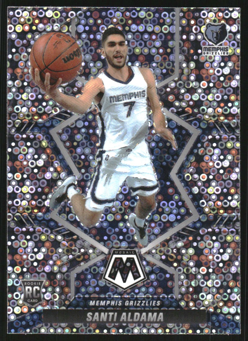2021-22 Panini Mosaic Mosaic Fast Break Silver #229 Santi Aldama