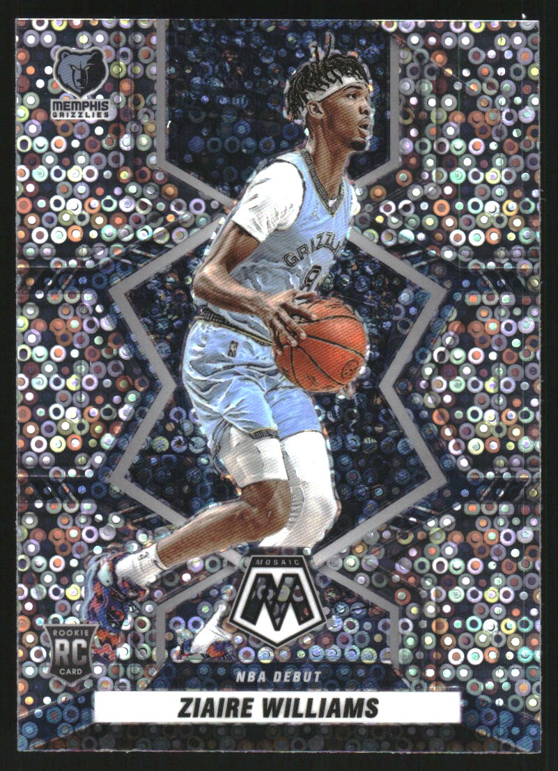 2021-22 Panini Mosaic Mosaic Fast Break Silver #273 Ziaire Williams DEB