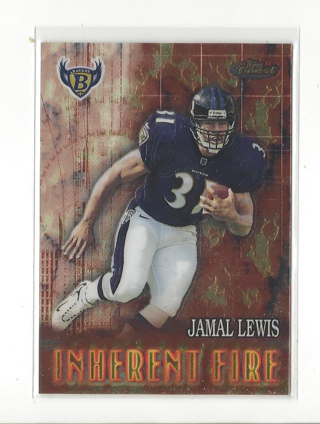 2001 FLEER GENUINE JAMAL LEWIS #72 BALTIMORE RAVENS