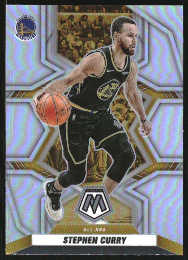 2021-22 Panini Mosaic Silver #284 Stephen Curry ALL