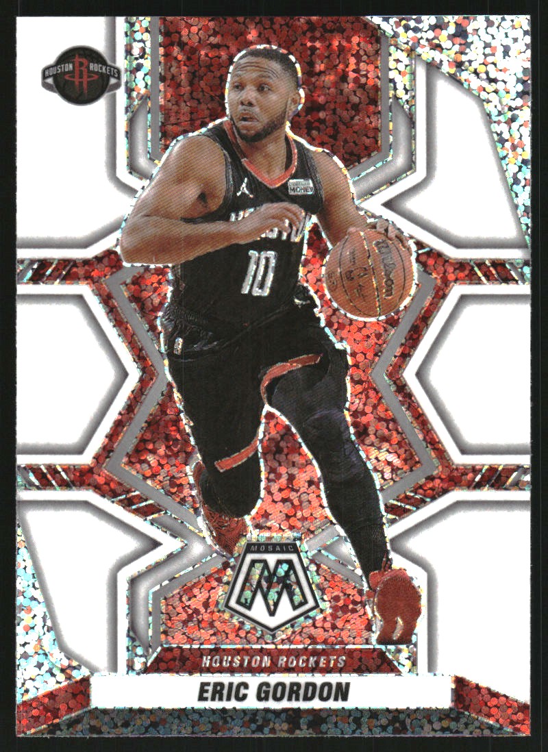 2021-22 Panini Mosaic White Sparkle #107 Eric Gordon