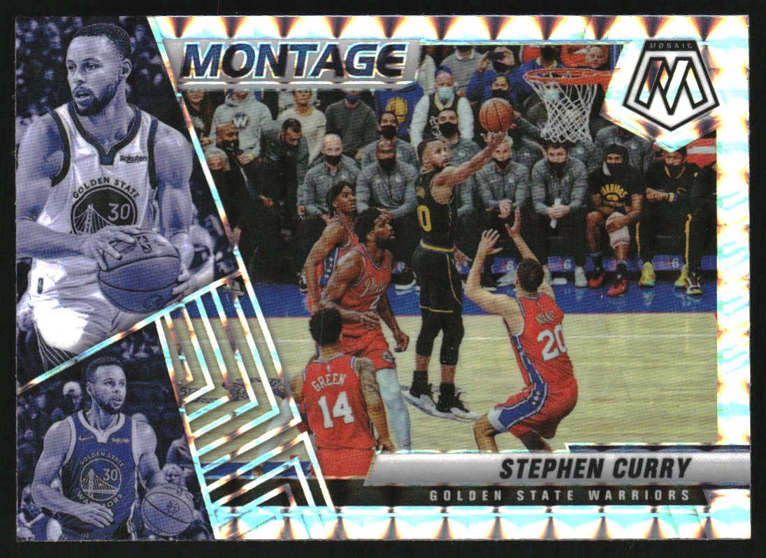 2021-22 Panini Mosaic Montage Mosaic #21 Stephen Curry