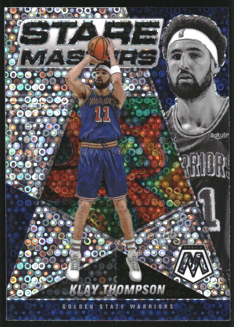 2021-22 Panini Mosaic Stare Masters Fast Break Silver #7 Klay Thompson