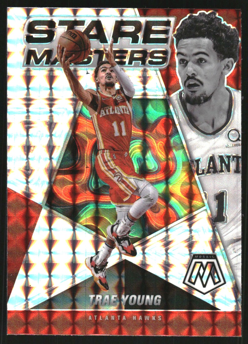 2021-22 Panini Mosaic Stare Masters Mosaic #15 Trae Young