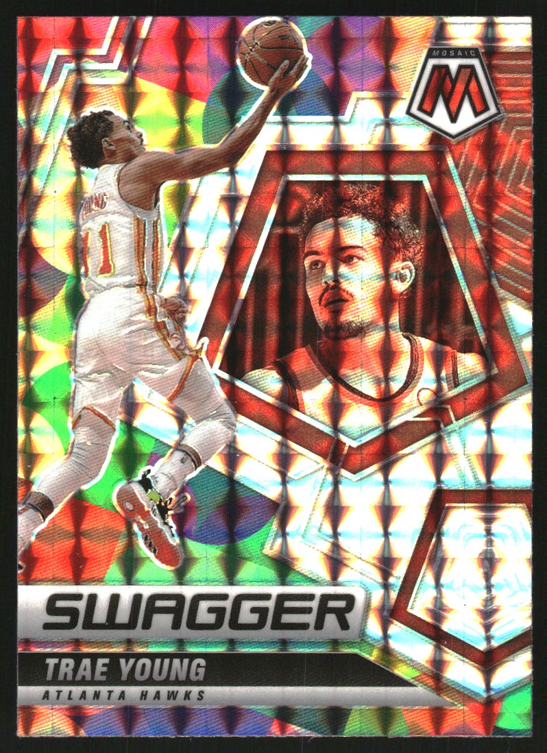2021-22 Panini Mosaic Swagger #3 Trae Young