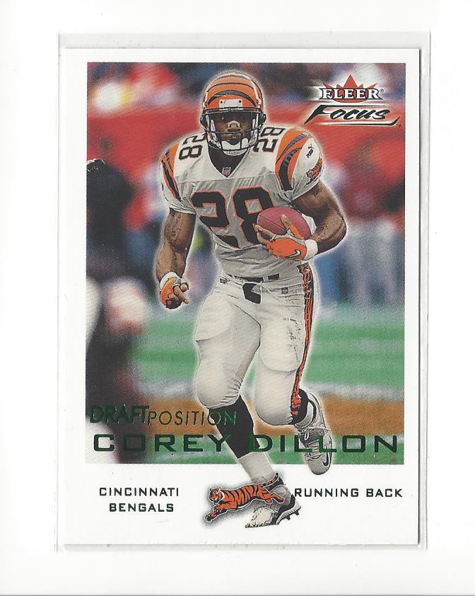 2000 Fleer Focus Draft Position #14 Corey Dillon/213