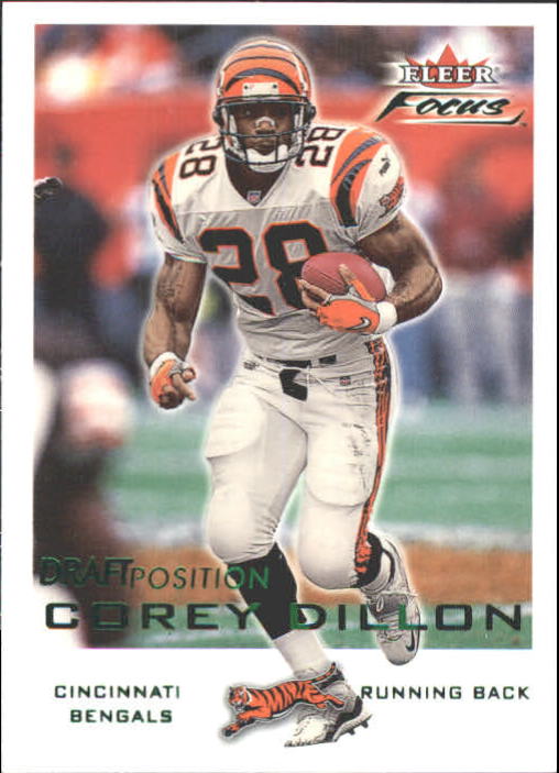2000 Fleer Focus Draft Position #14 Corey Dillon/213