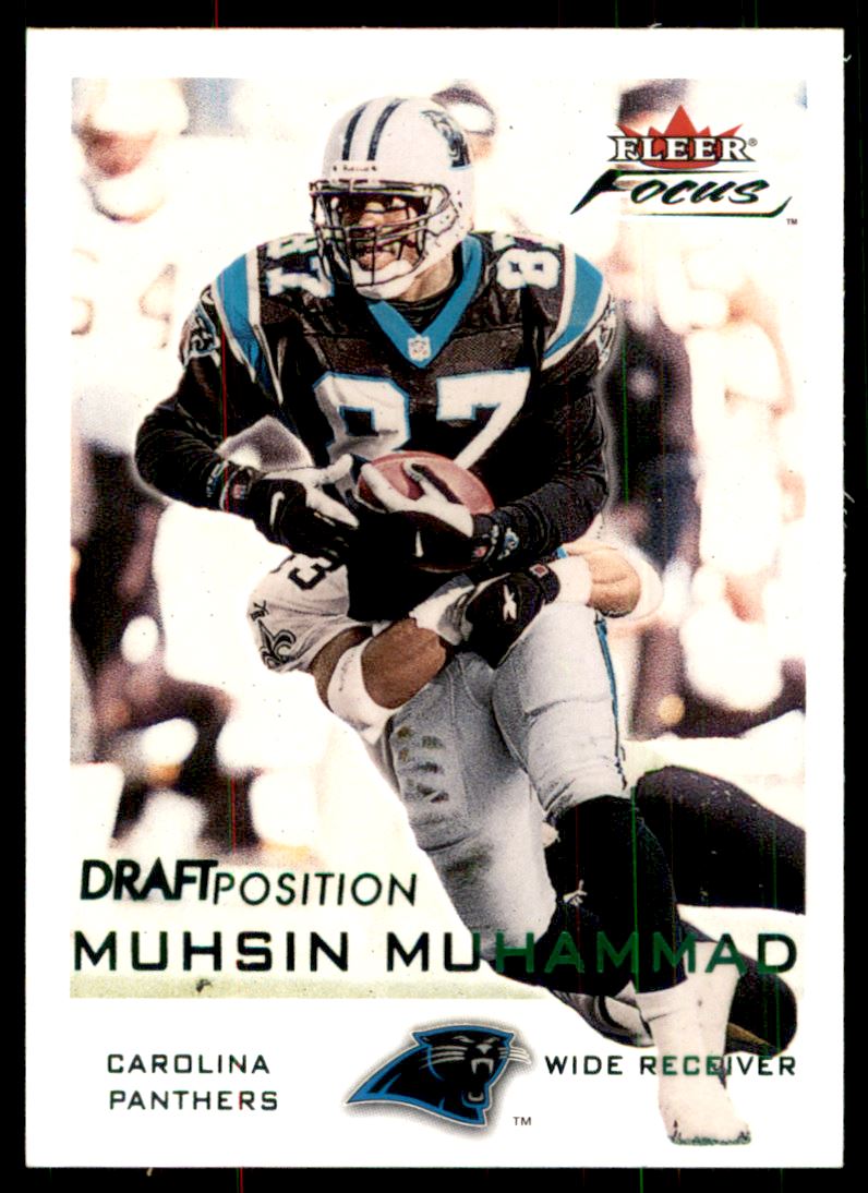 2000 Fleer Focus Draft Position #20 Muhsin Muhammad/213