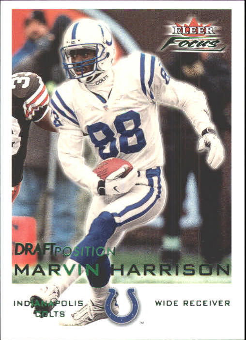 2000 Fleer Focus Draft Position #49 Marvin Harrison/119