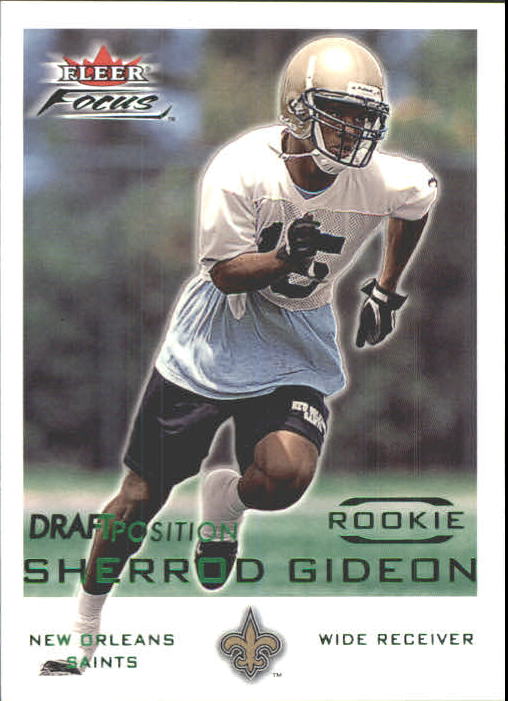 2000 Fleer Focus Draft Position #226 Sherrod Gideon/634