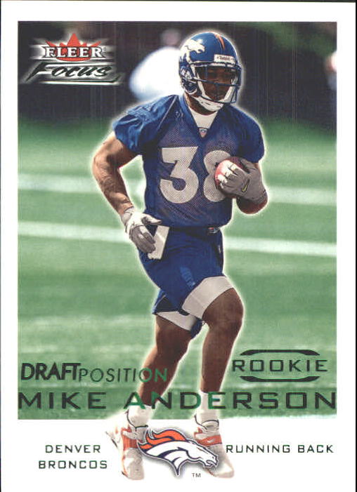 2000 Fleer Focus Draft Position #248 Mike Anderson/623