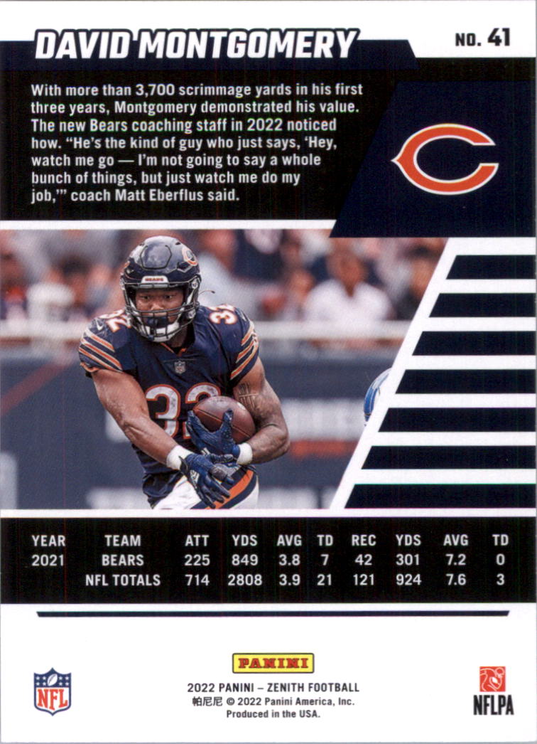 2022 Zenith Retail Football Card Pick (Base)