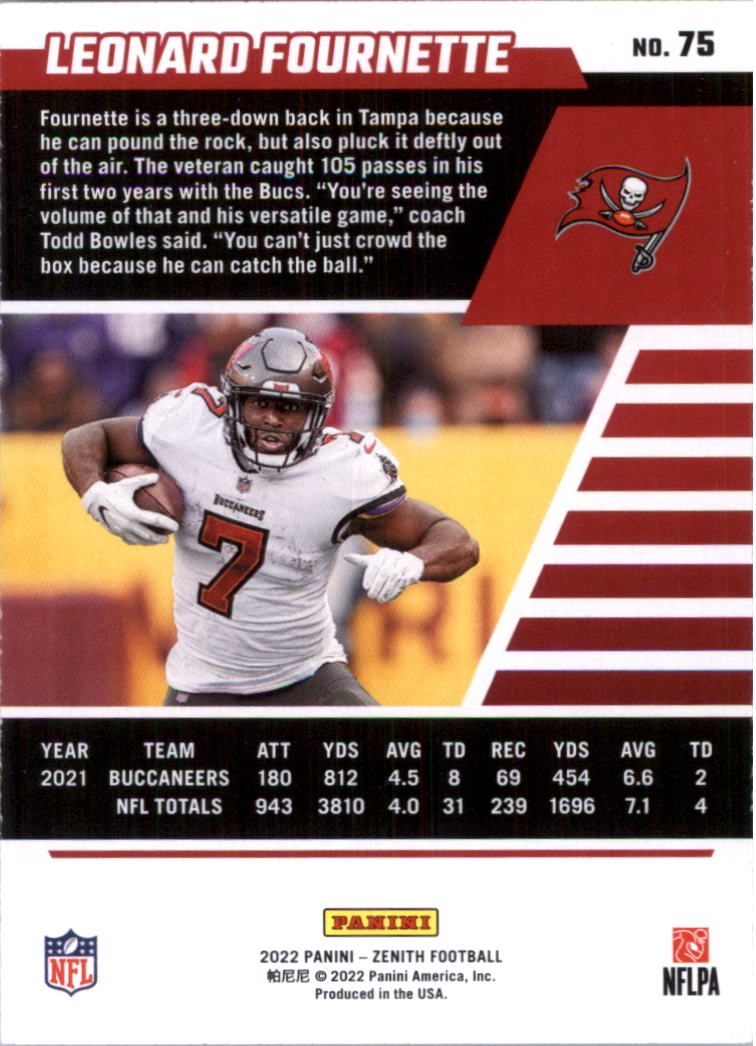 2022 Zenith Retail Football Card Pick (Base)