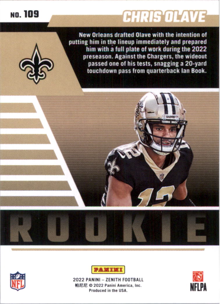 2022 Zenith Retail Football Card Pick (Base)