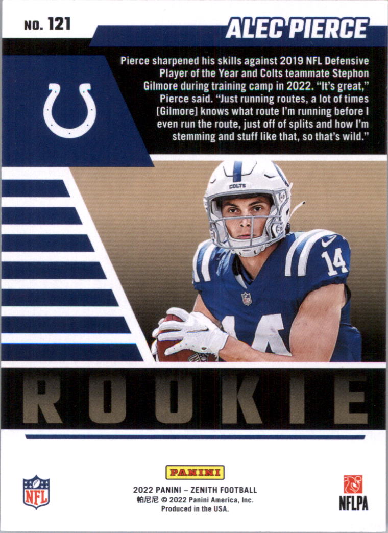 2022 Zenith Retail Football Card Pick (Base)