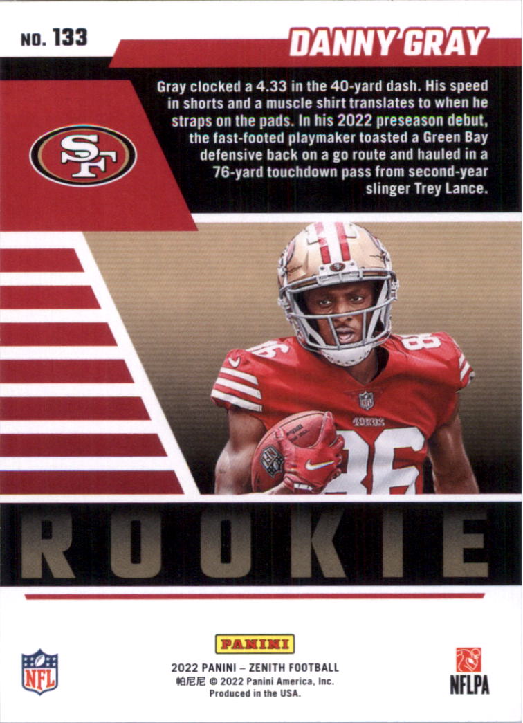 2022 Zenith Retail Football Card Pick (Base)