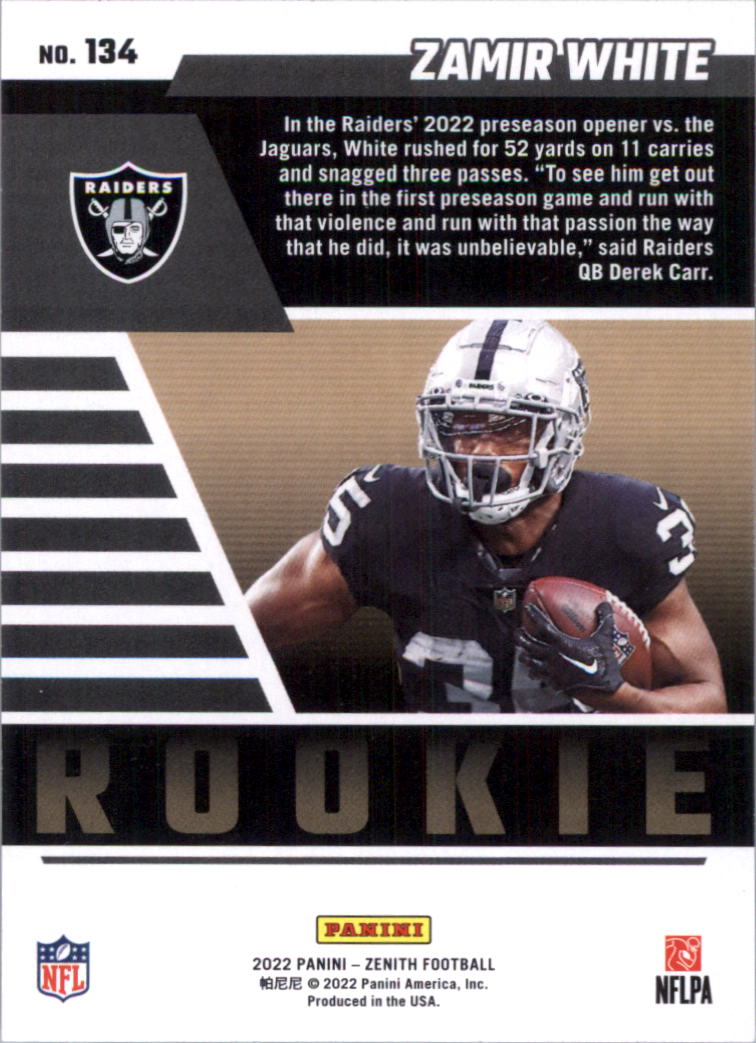 2022 Zenith Retail Football Card Pick (Base)